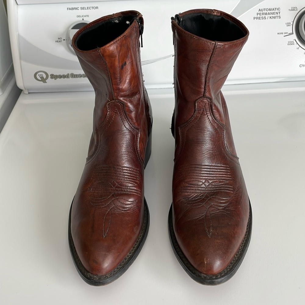 Men's Brown Leather Boots